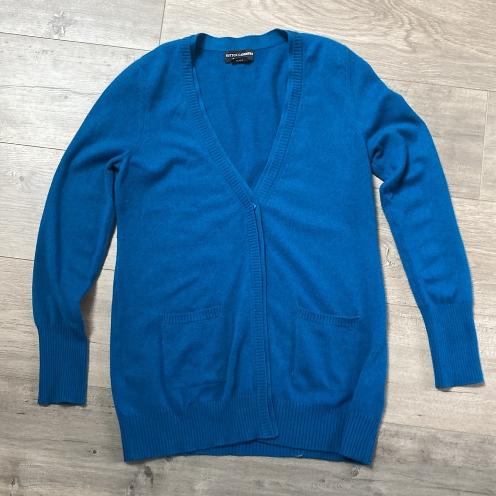 Sutton Cashmere Vneck Cardigan